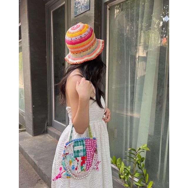 [Nhập LazXuHuong02 giảm 25k cho đơn 199k] Túi vá |  quyền Happyland.hnc