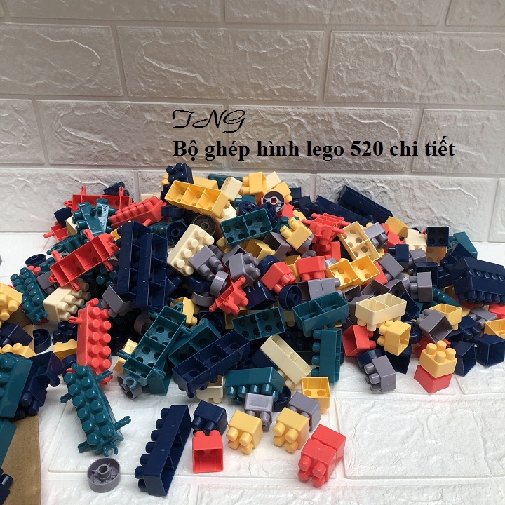 BỘ LEGO BUILDING BLOCK 520 chi tiết