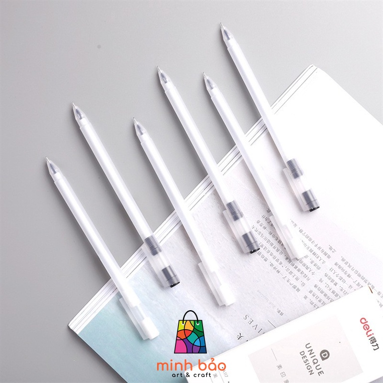 BÚT MỰC ĐEN DELI A117 NGÒI 0.5MM