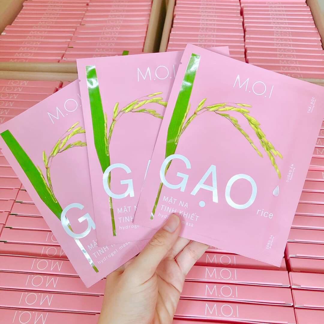 mặt nạ gạo moi 3 miếng