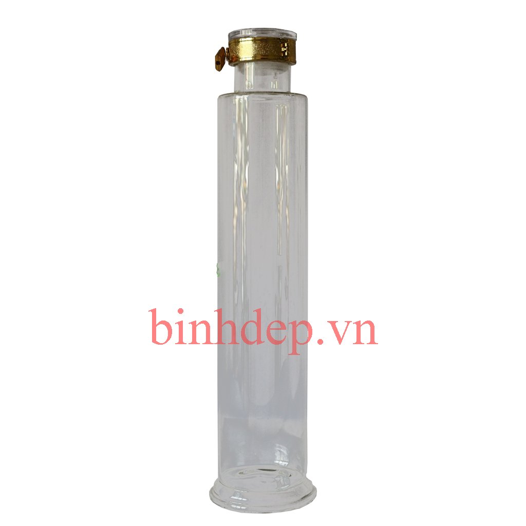 Chai ngâm rượu thuỷ tinh có khoá 2.5 lít