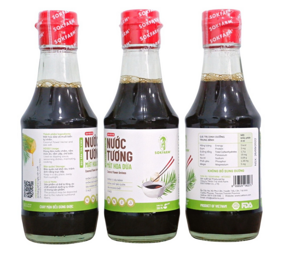Nước Tương Mật Hoa Dừa - 200ml