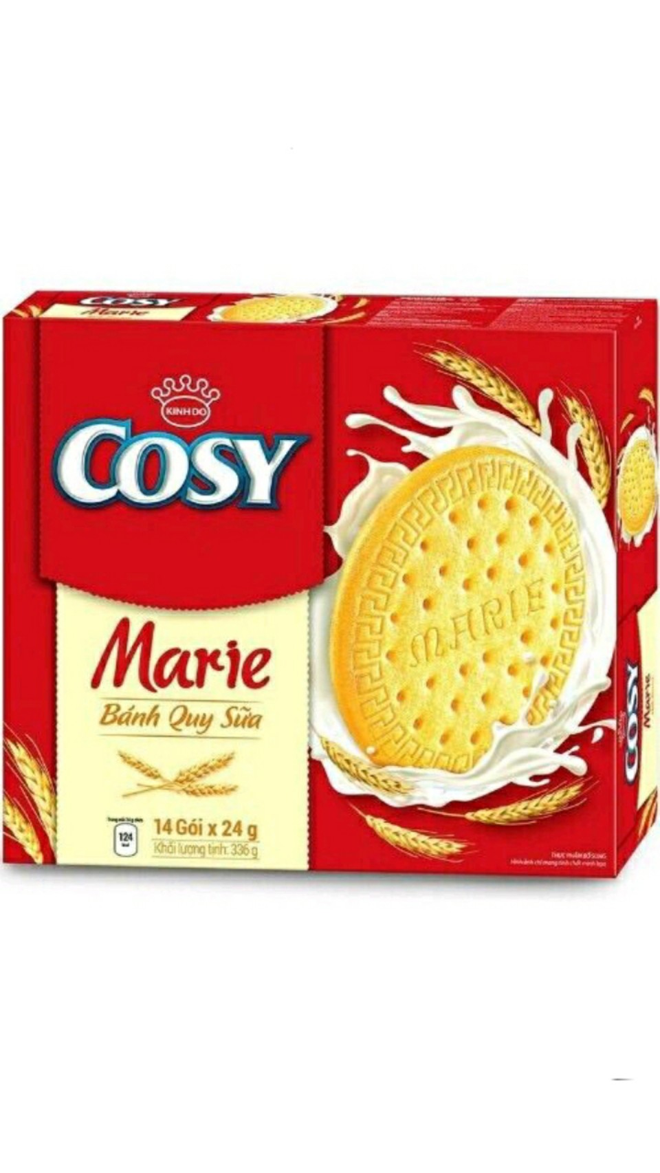 Bánh quy sữa COSY Marie hộp giấy 336g