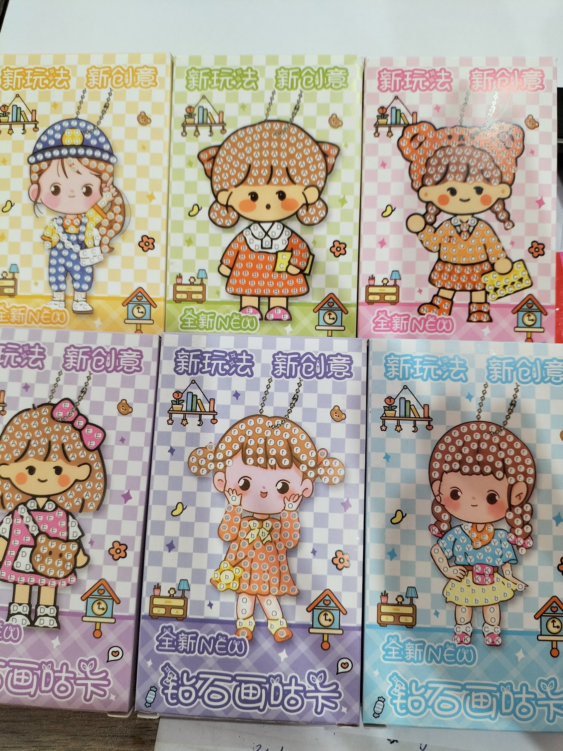 Bộ sticker tranh đính đá handmade cho các bé yêu