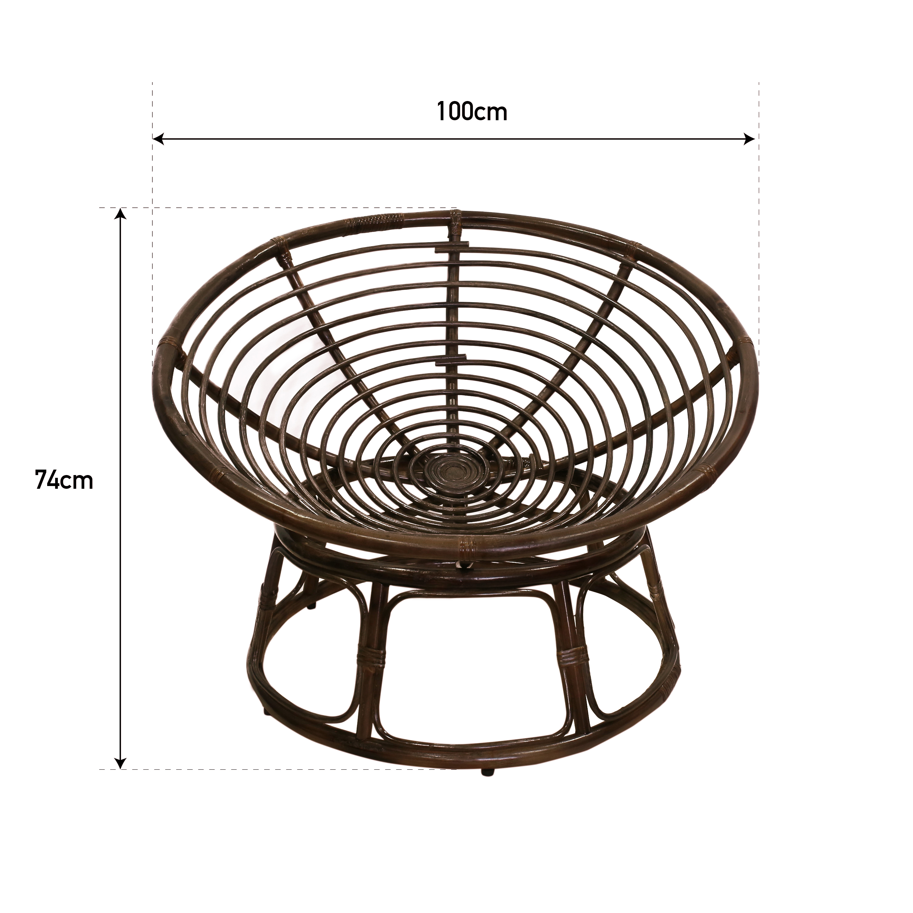 Nệm ghế papasan 1m