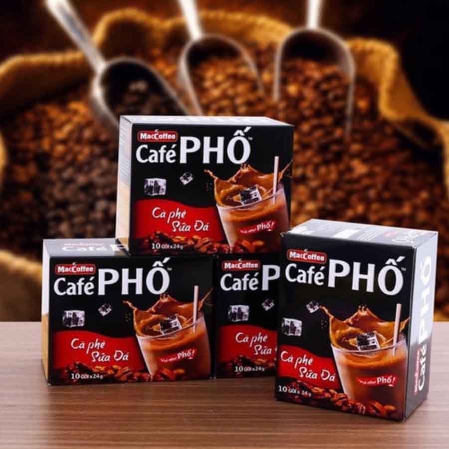 Cà phê sữa đá MacCoffee Café Phố 240g