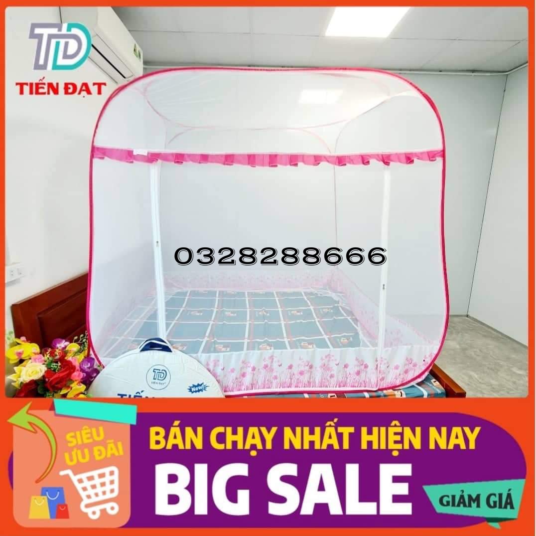 Mùng màn chụp đỉnh vuông cao cấp TIẾN ĐẠT,