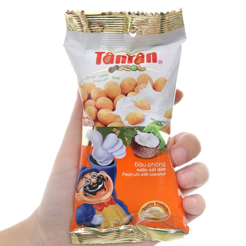Đậu Phộng Tân Tân Nước Cốt Dừa (Gói 35g)