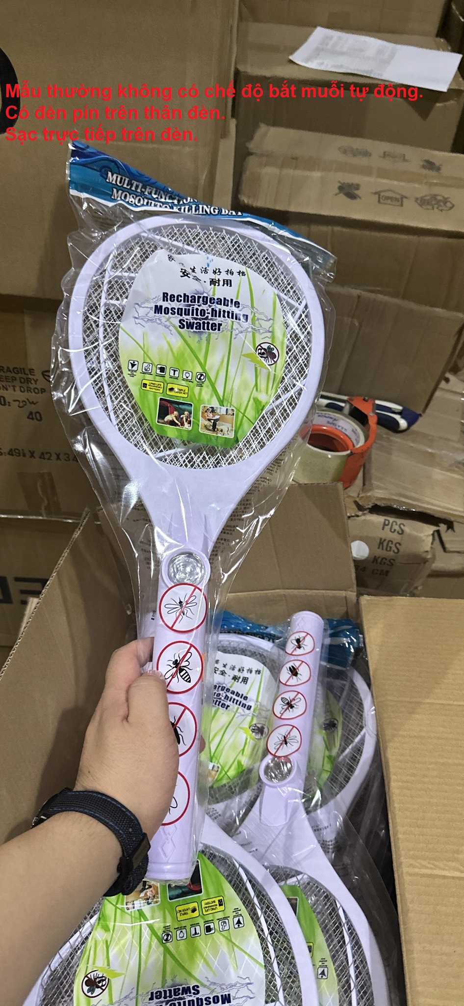 Vợt muỗi thông minh tự động bắt muỗi D2102