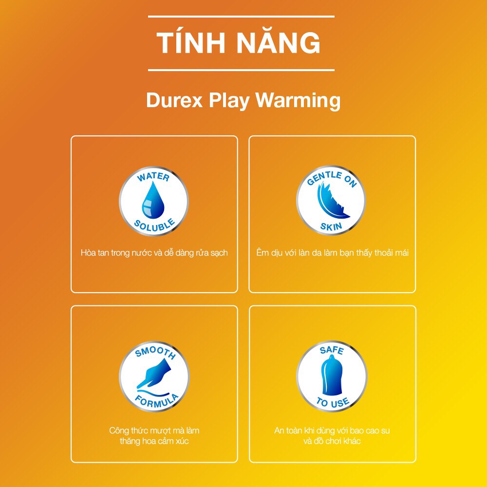 Gel bôi trơn Durex Play Warming 100ml / chai