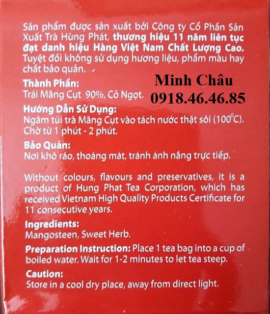 [HCM]TRÀ MĂNG CỤT - Thương Hiệu Hùng Phát