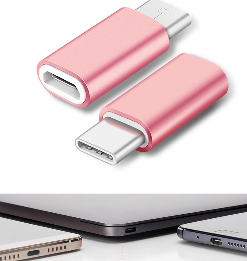 Đầu Chuyển Đổi Từ MICRO USB sang TYPE C  có hỗ trợ OTG