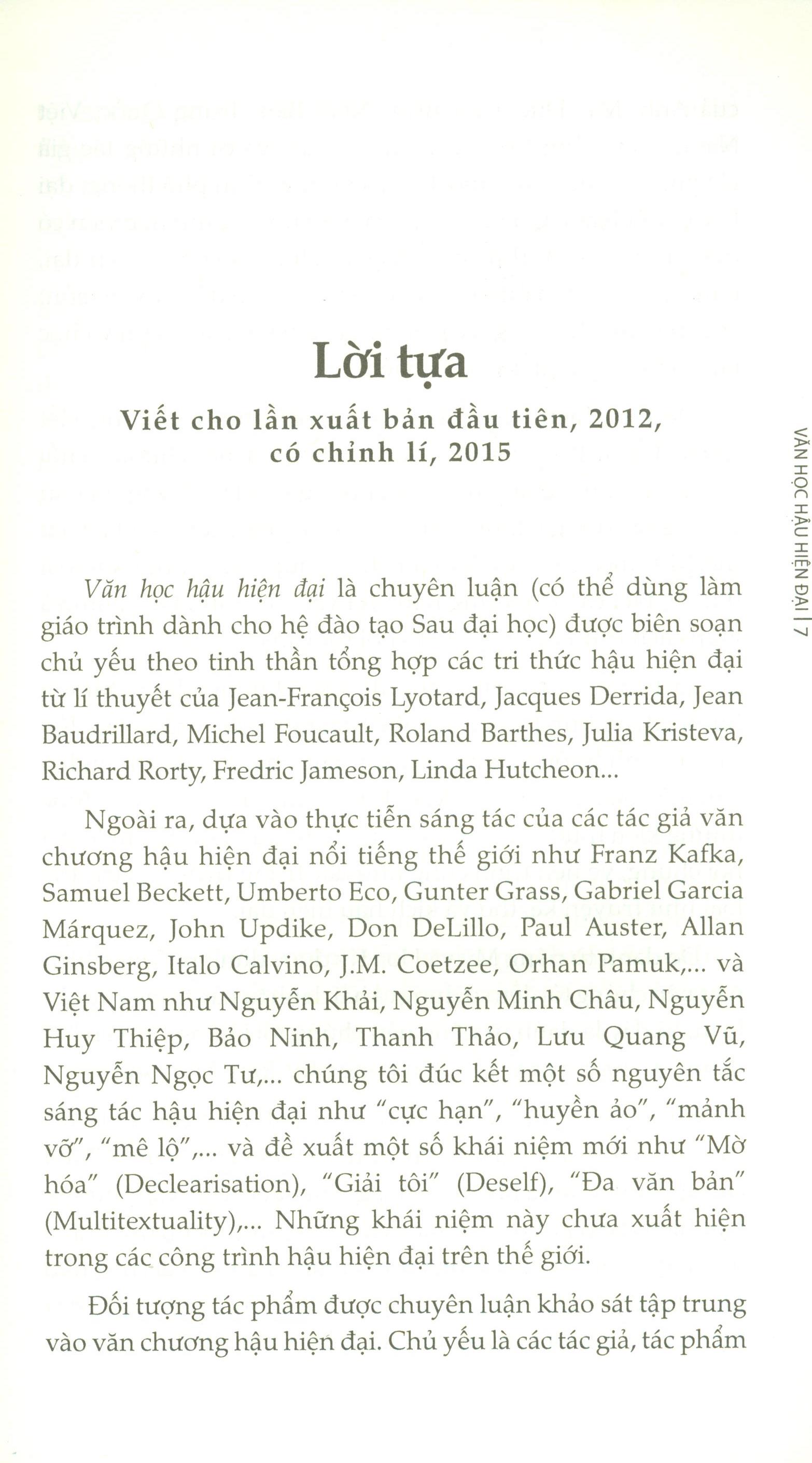 Văn Học Hậu Hiện Đại