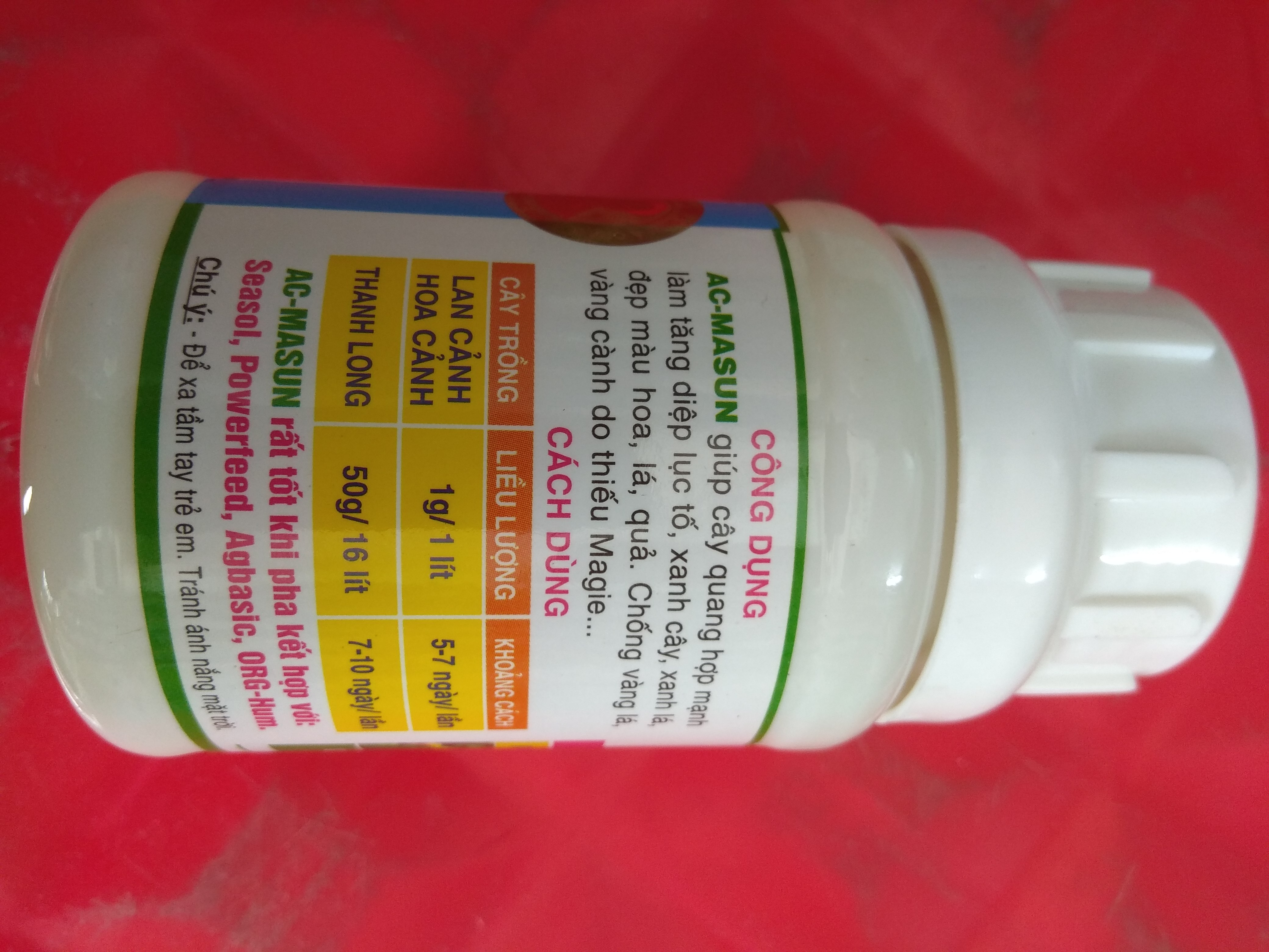 Phân bón Trung Lượng AC-MASUN 100ml