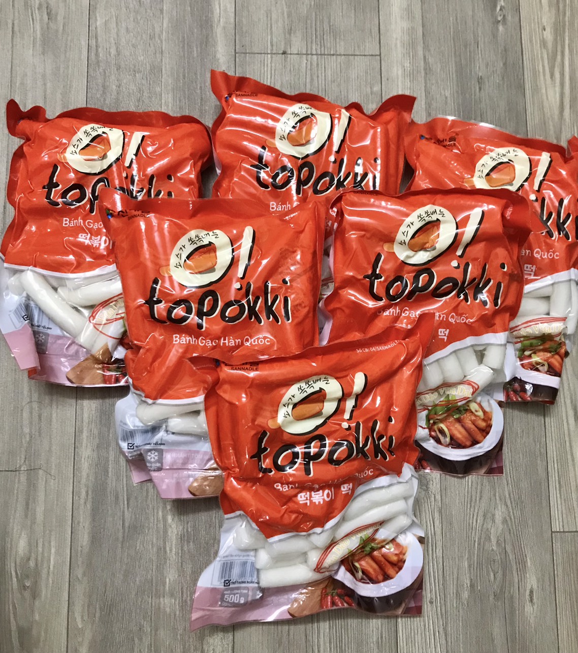 Bánh gạo Hàn Quốc dạng thỏi-500g