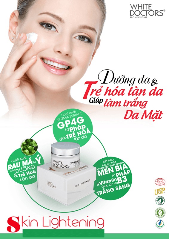Kem WHITE DOCTORS làm trắng da & chống lão hóa 40ml