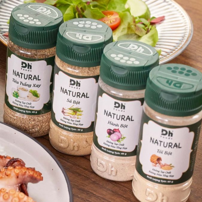 COMBO Natural Hành bột + Natural Sả bột_Thương hiệu Dh Foods