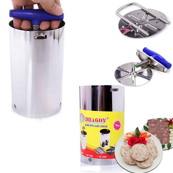 [HCM]Combo Khuôn Làm Giò 0.5Kg + 1 Kg Inox 304 Không Gỉ Hàng VNCLC