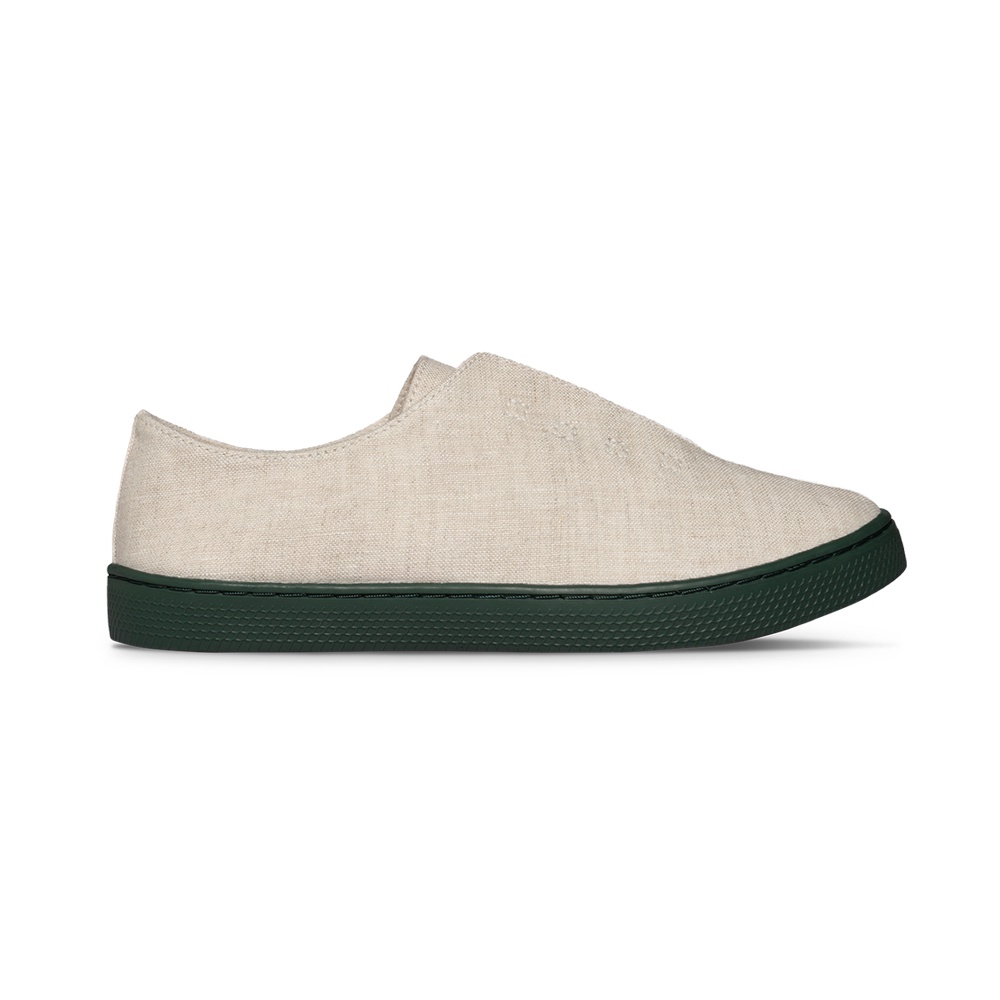 Giày Một vải linen Tùng có dây