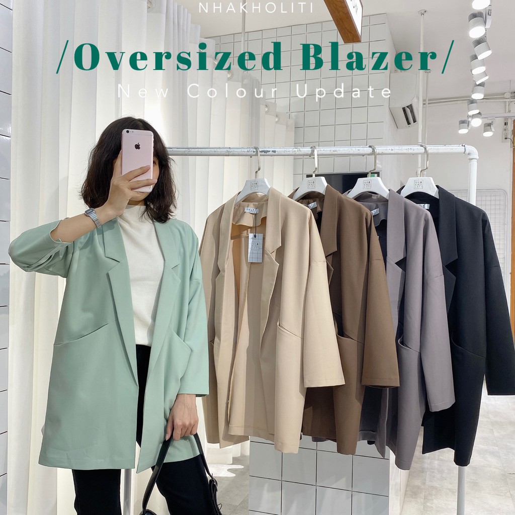 Áo khoác blazer nữ oversized TK - AKTK002