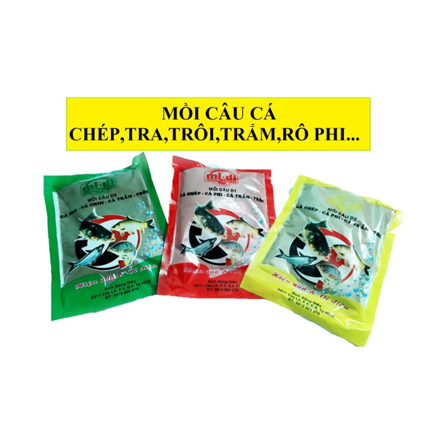 Mồi câu cá Midi D1 D2 D3