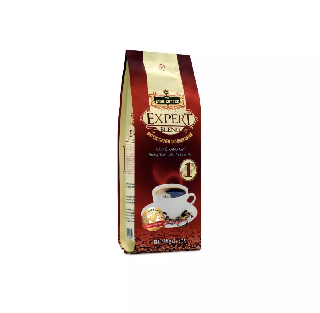 [HCM] Cà Phê Rang Xay EXPERT BLEND 1 KING COFFEE Gói 500GR SHOP EUDORA