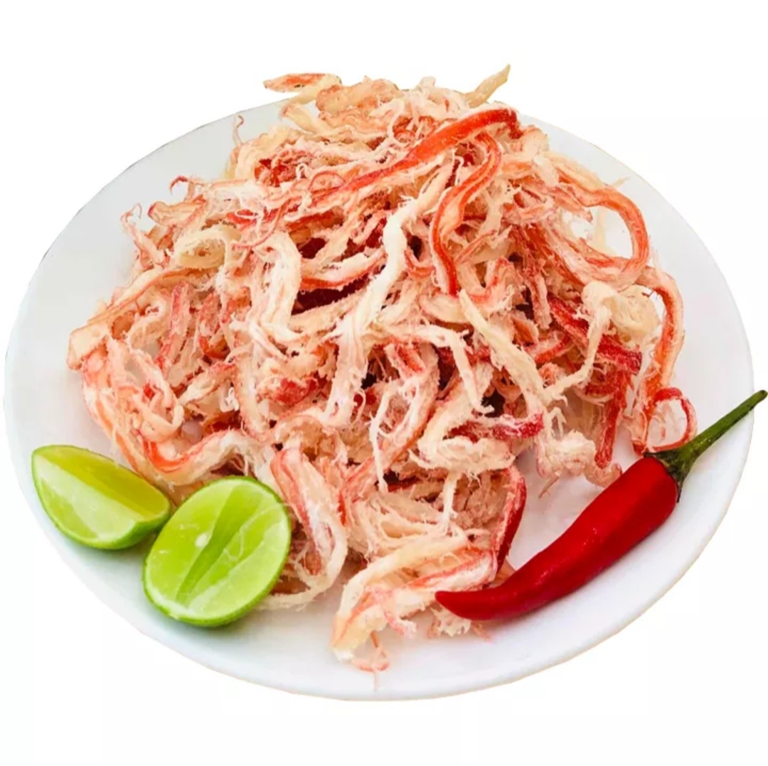 Mực xé sợi hấp nước dừa-200G
