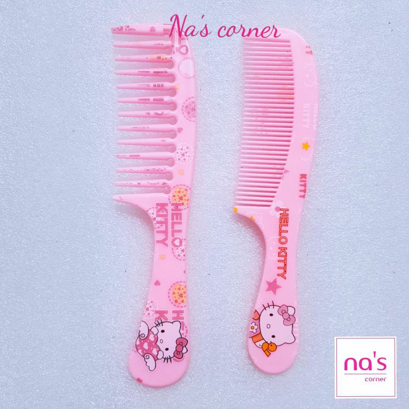 Lược nhựa size lớn dài 21-22cm Hello kitty dễ thương