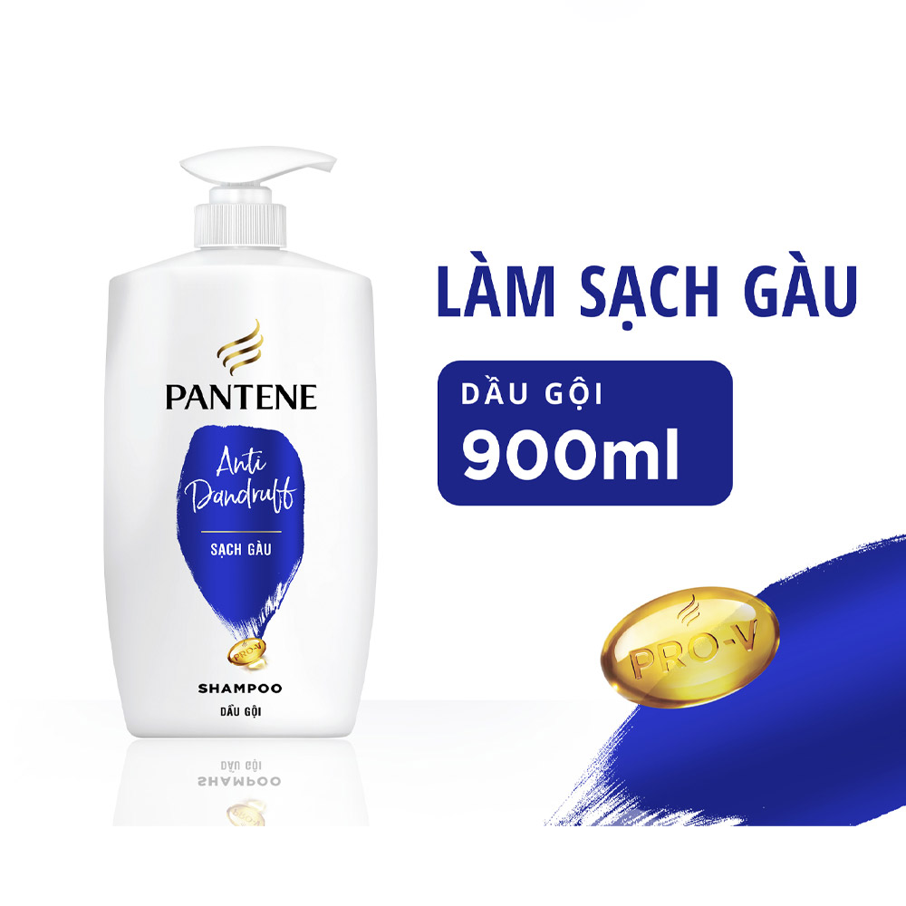 Dầu gội ngăn ngừa gàu Pantene Anti Dandruff Shampoo 900ml