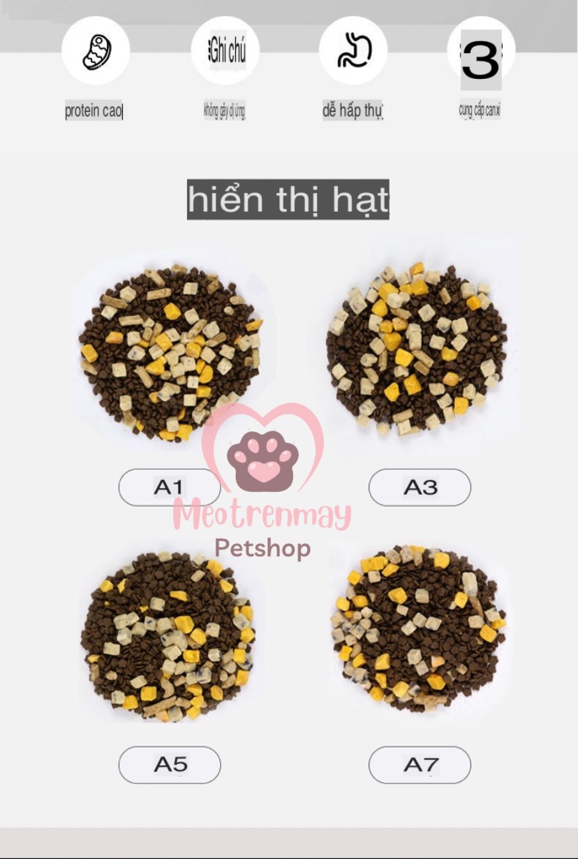Hạt TEB! dòng A cho mèo - thức ăn hạt khô cho mèo mọi lứa tuổi