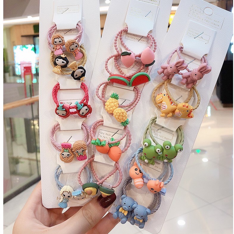 SET 10 CÁI CỘT TÓC HÀN QUỐC SIÊU YÊU