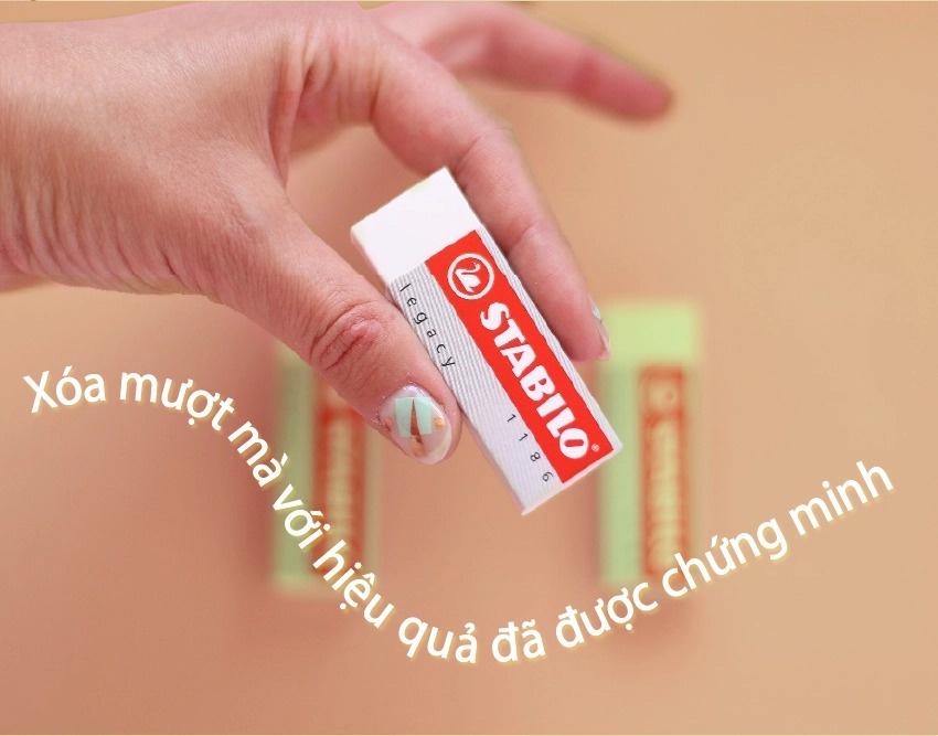Gôm STABILO Legacy ER186 (Trắng)
