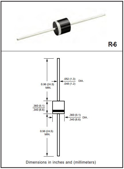 Bộ 10 chiếc - Diode xung HER608 6A 1000V