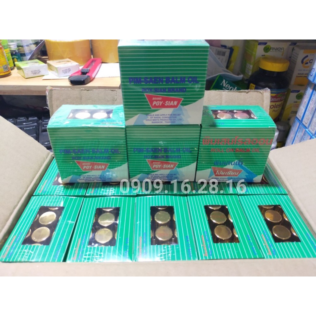 [ NỘI ĐỊA ] DẦU LĂN POY SIAN THÁI LAN CHAI 5 ML