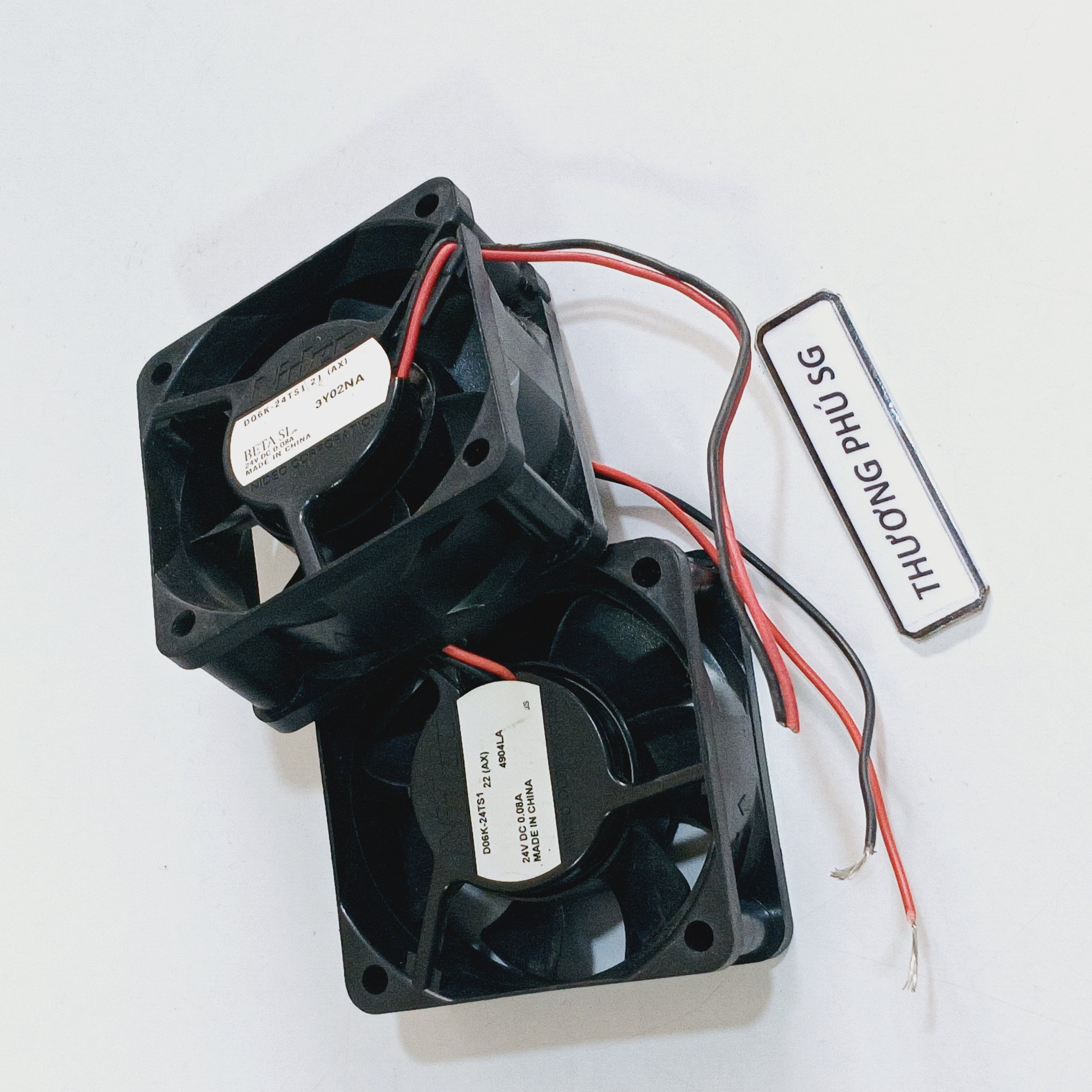 Quạt 6Cm, Dày 2.5Cm / Điện áp DC 24V, Loại 3 dây PIN / Loại 4 dây 4 Pin (Fan tháo máy LK)