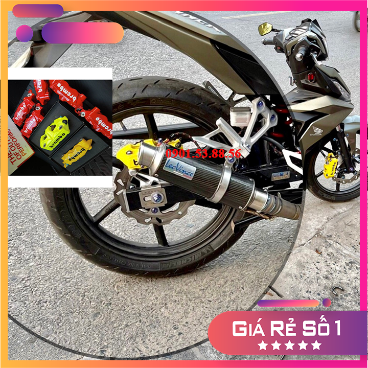 Heo Brembô 4Pis + Pat Sau cho ex150,EX 135, Winner, Sonic,Raider,Satria