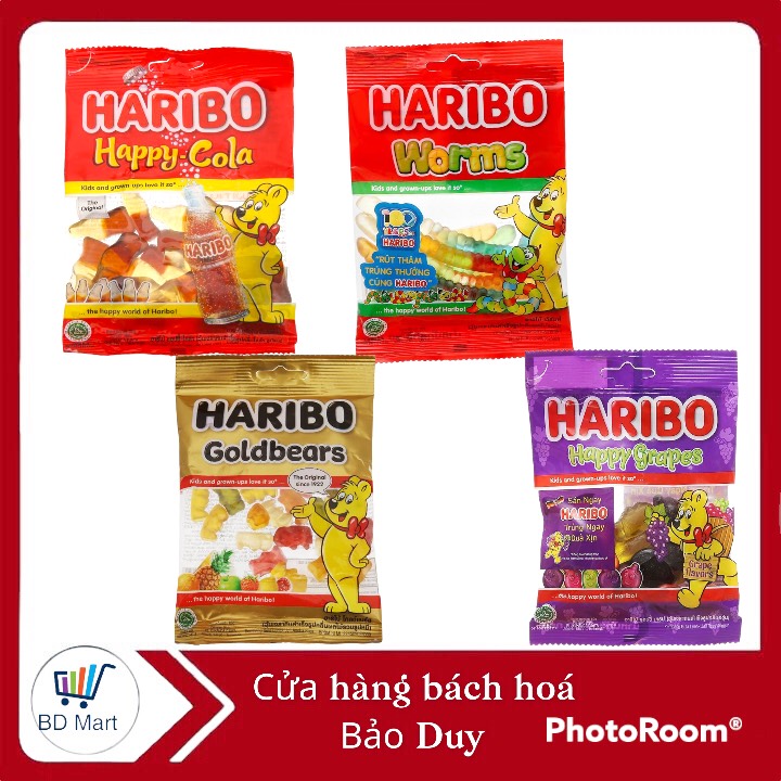 KẸO DẺO HARIBO 80GR  ĐỦ LOẠI 90446