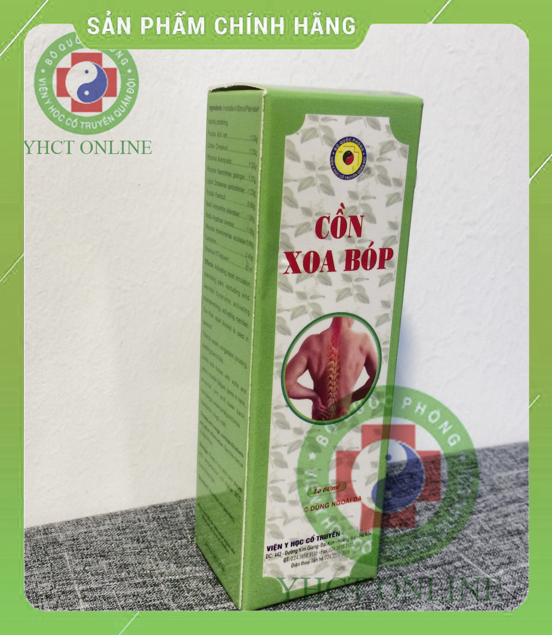 Combo 10 cồn xoa bóp