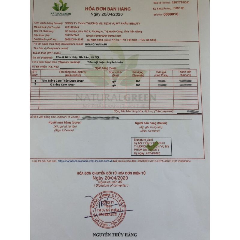 [SALE] Ủ trắng cafe thảo dược handmade