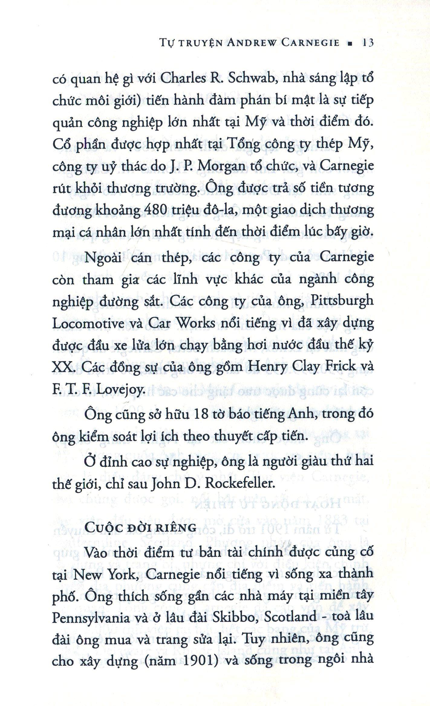 Tự truyện Andrew Carnegie