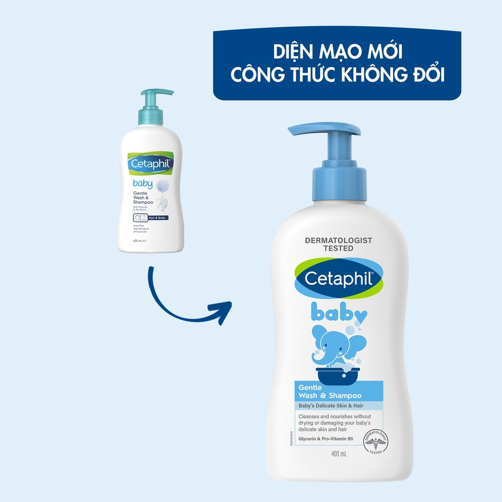 Sữa tắm gội toàn thân cho bé Cetaphil 230ml
