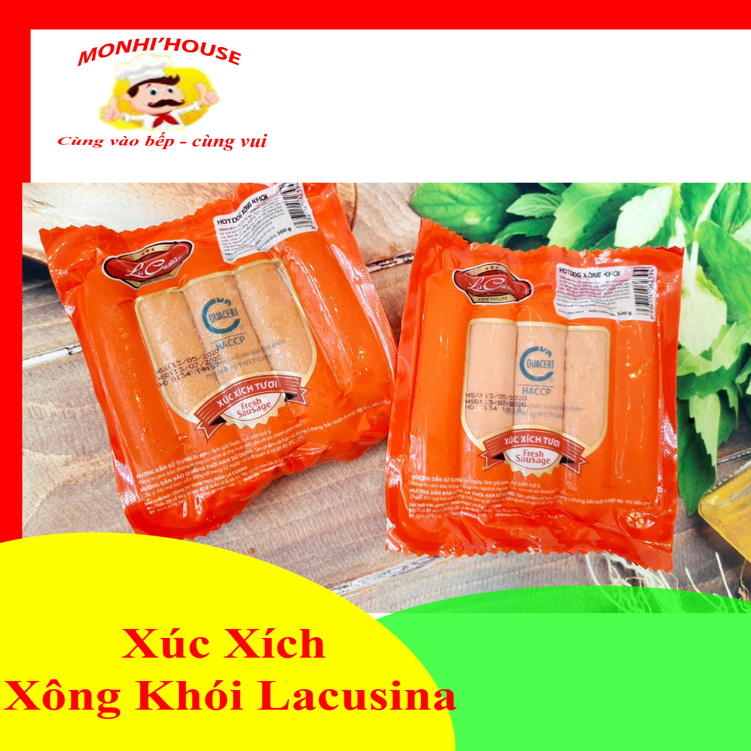 1Kg Xúc Xích Đức LC siêu ngon