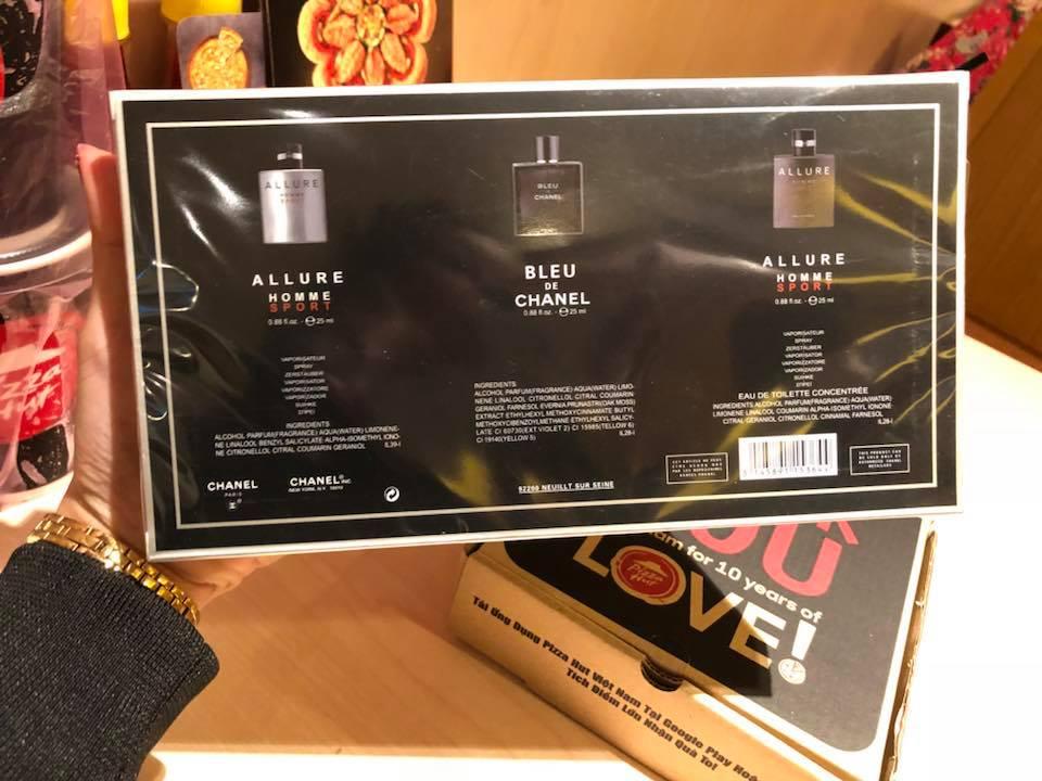 [HCM]SET 3 CHAI NƯỚC HOA NAM SIÊU THƠM NAM TÍNH