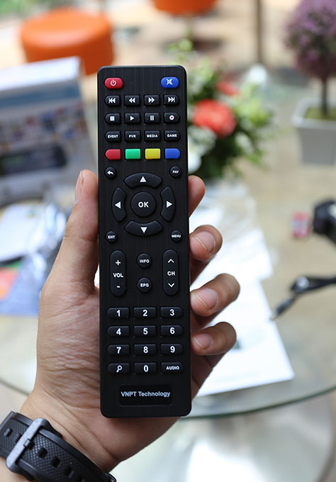 [HCM]Điều khiển Remote đầu thu mặt đất dvb t2 VNPT Technology chính hãng