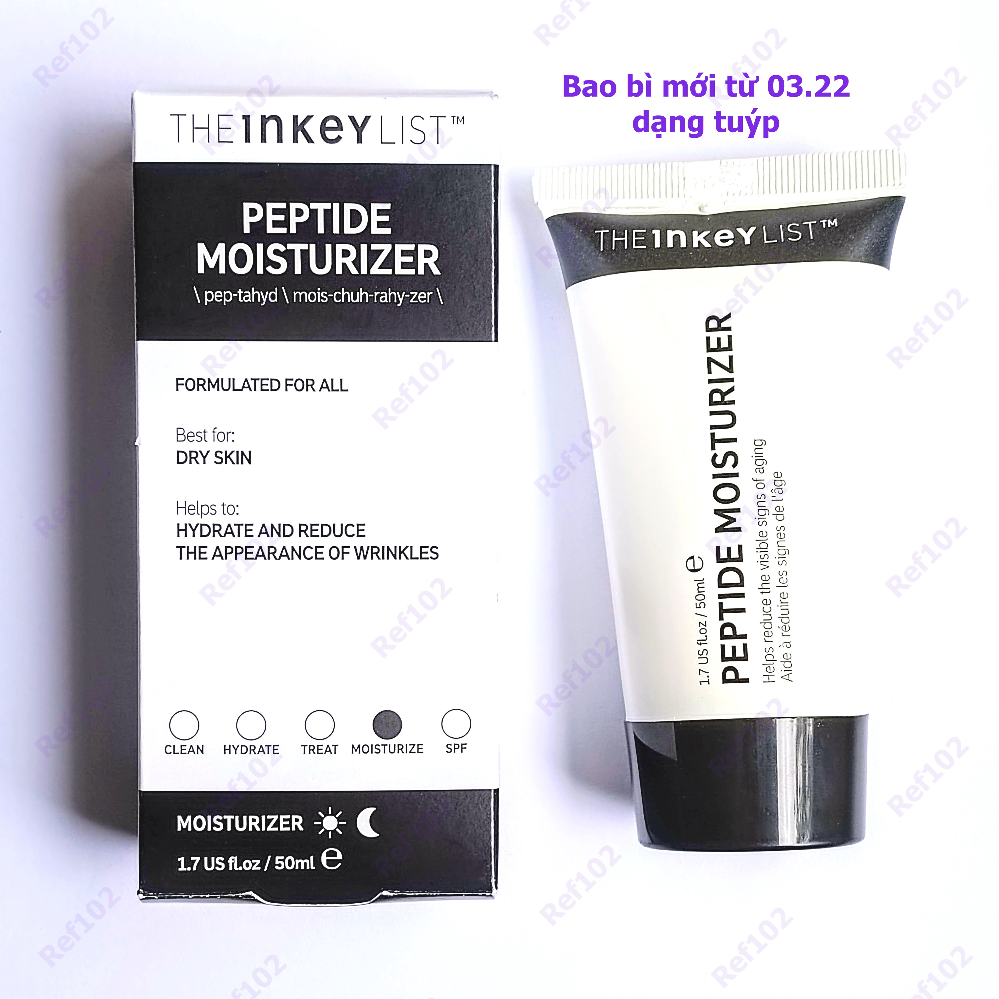 Kem dưỡng ẩm The INKEY List Peptide Moisturizer Ref102