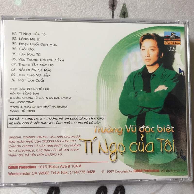 [Hcm]Combo of 3 Cds of Truong Vu by Ca Dao Center