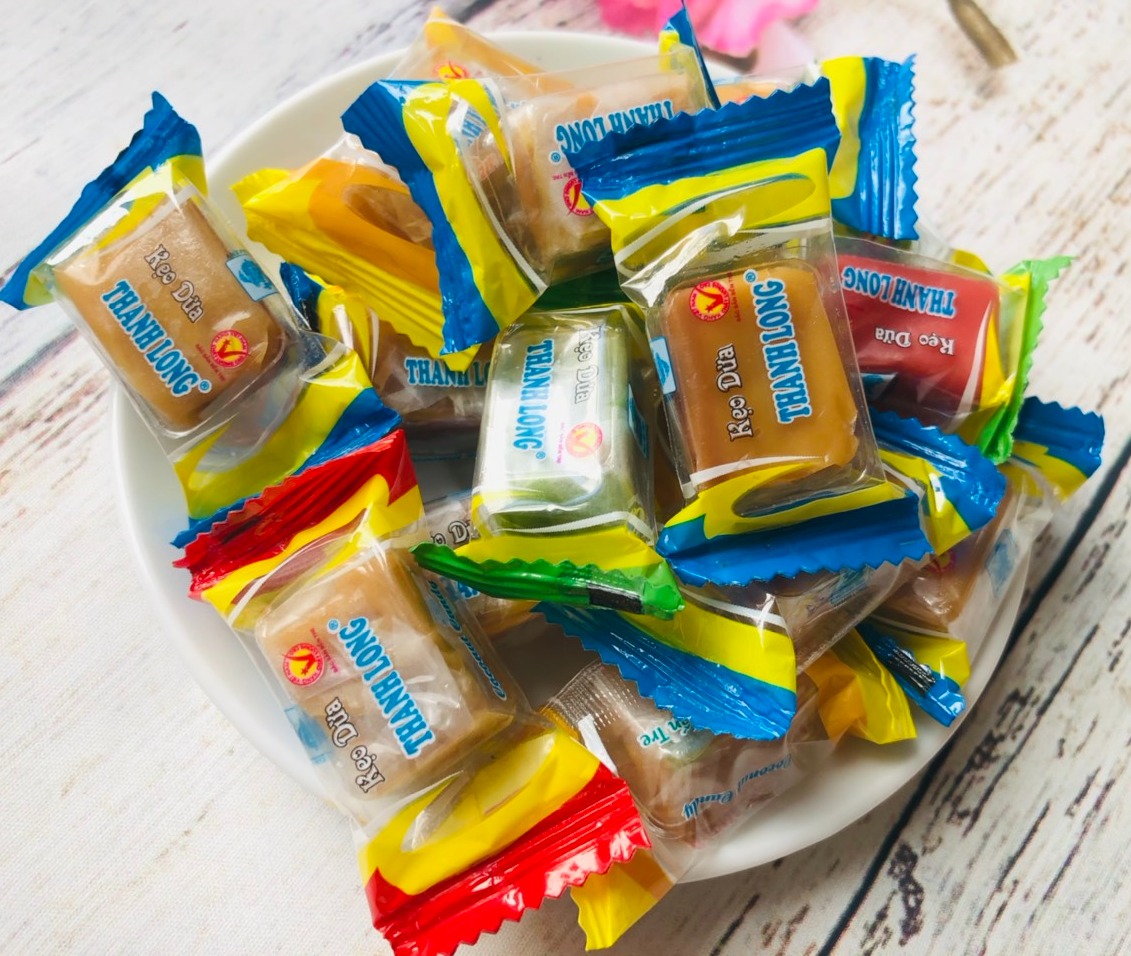 500g kẹo dừa Bến Tre mix đủ vị