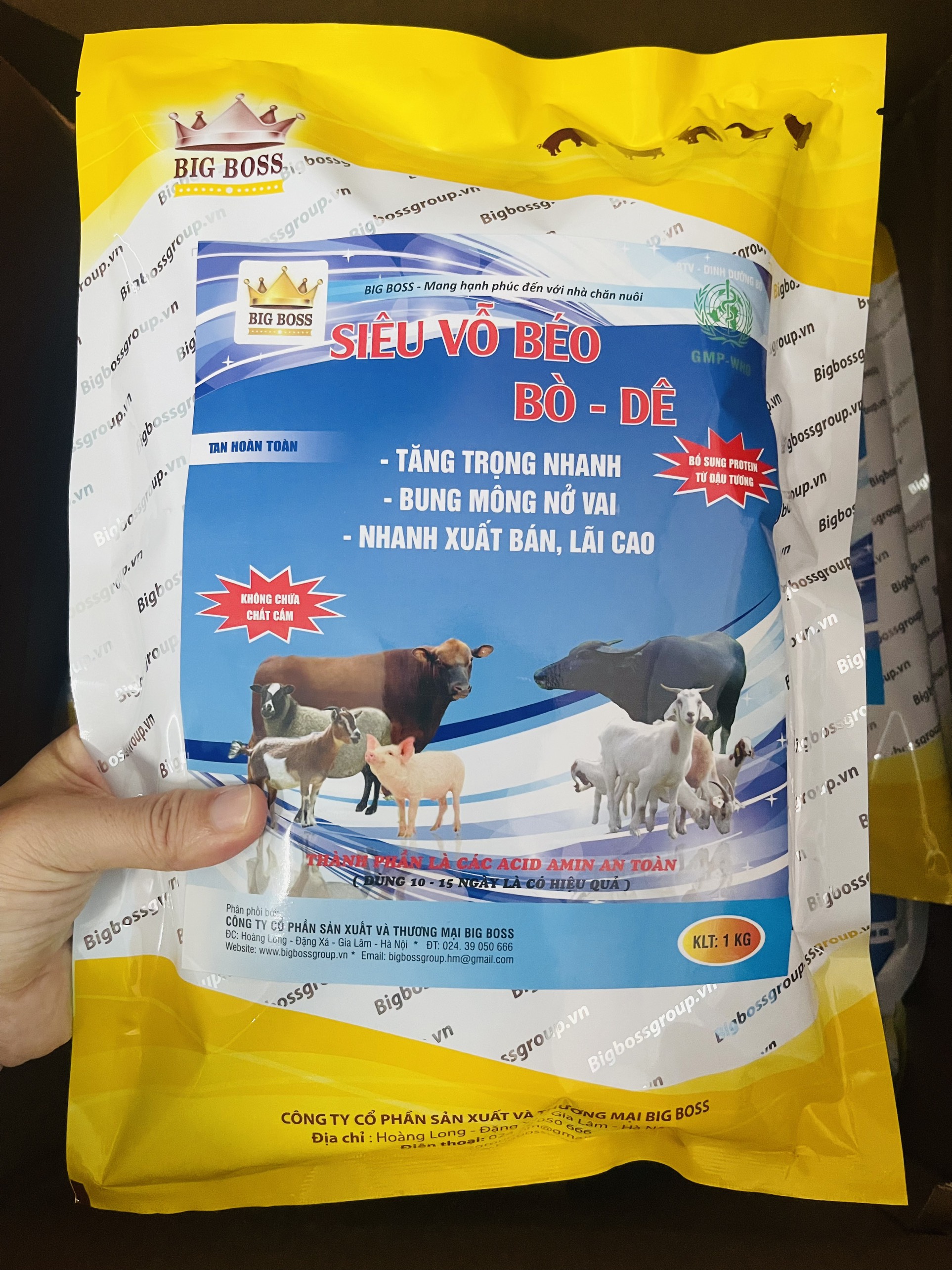Siêu vỗ béo bò dê