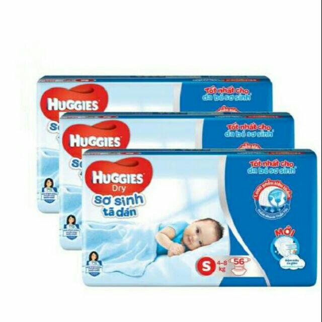 [HCM]Tả dán Huggies siêu đại S56/M76/L68/Xl62/XXl56