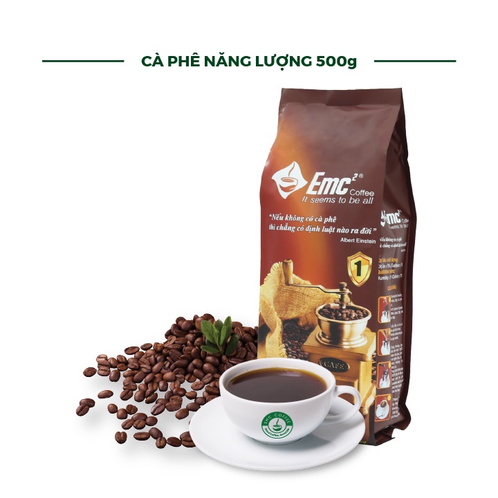 Cà phê bột EMC 1kg - cà phê rang xay nguyên chất tự nhiên